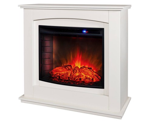 RealFlame Электрокамин Canada 25,5 WT белый с очагом Evrika 25,5 LED