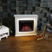 RealFlame Электрокамин Canada 25,5 WT белый с очагом Evrika 25,5 LED