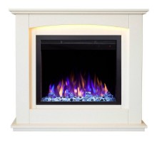 RealFlame Электрокамин Canada 25,5 WT белый с очагом Saphir 25,5