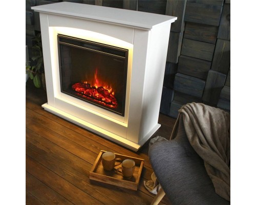 RealFlame Электрокамин Canada 25,5 WT белый с очагом Sparta 25,5 LED RealFlame Электрокамин Canada 25,5 WT белый с очагом Sparta 25,5 LED