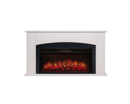 RealFlame Электрокамин Canberra 36 WT пастельно-белый c очагом Joker 36