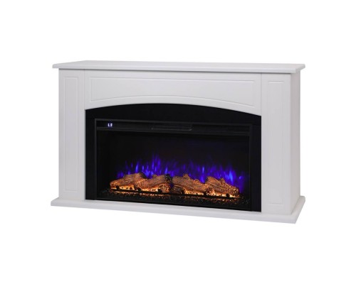 RealFlame Электрокамин Canberra 36 WT пастельно-белый c очагом Joker 36