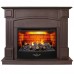 RealFlame Электрокамин Carolina 24/25,5 DN темный орех с очагом 3D Firestar 25,5