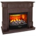 RealFlame Электрокамин Carolina 24/25,5 DN темный орех с очагом 3D Firestar 25,5