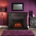 RealFlame Электрокамин Carolina 24/25,5 DN темный орех с очагом Evrika 25,5 LED