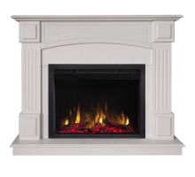 RealFlame Электрокамин Carolina 24/25,5 WT бьянко с очагом Saphir 25,5