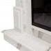 RealFlame Электрокамин Carolina 24/25,5 WT цвет мрамор белый с очагом 3D Firestar 25,5