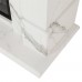 RealFlame Электрокамин Carolina 24/25,5 WT цвет мрамор белый с очагом Evrika 25,5 LED