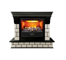 RealFlame Электрокамин Castle 25,5 AO античный дуб с очагом 3D Firestar 25,5