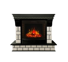 RealFlame Электрокамин Castle 25,5 AO античный дуб с очагом Evrika 25,5 LED