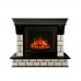RealFlame Электрокамин Castle 25,5 AO античный дуб с очагом Evrika 25,5 LED