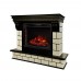 RealFlame Электрокамин Castle 25,5 AO античный дуб с очагом Evrika 25,5 LED