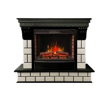 RealFlame Электрокамин Castle 25,5 AO античный дуб с очагом Sparta 25,5 LED