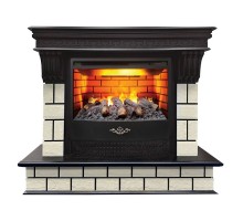 RealFlame Электрокамин Castle 25,5 DN орех с очагом 3D Firestar 25,5
