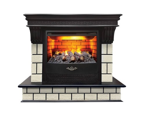 RealFlame Электрокамин Castle 25,5 DN орех с очагом 3D Firestar 25,5