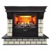 RealFlame Электрокамин Castle 25,5 DN орех с очагом 3D Firestar 25,5