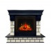 RealFlame Электрокамин Castle 25,5 DN орех с очагом Evrika 25,5 LED