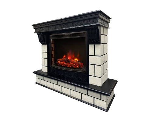 RealFlame Электрокамин Castle 25,5 DN орех с очагом Evrika 25,5 LED
