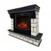 RealFlame Электрокамин Castle 25,5 DN орех с очагом Evrika 25,5 LED