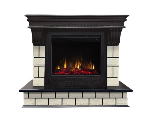 RealFlame Электрокамин Castle 25,5 DN орех с очагом Saphir 25,5