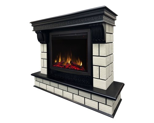 RealFlame Электрокамин Castle 25,5 DN орех с очагом Saphir 25,5