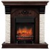 RealFlame Электрокамин Corfino NT орех с очагом Fobos Lux Black RC
