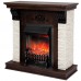 RealFlame Электрокамин Corfino NT орех с очагом Fobos Lux Black RC