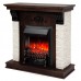 RealFlame Электрокамин Corfino NT орех с очагом Fobos Lux Black