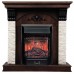 RealFlame Электрокамин Corfino NT орех с очагом Majestic Lux Black