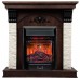 RealFlame Электрокамин Corfino NT орех с очагом Majestic Lux Black RC