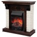 RealFlame Электрокамин Corfino NT орех с очагом Majestic Lux Black