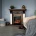 RealFlame Электрокамин Corfino NT орех с очагом Majestic Lux Brass