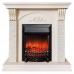 RealFlame Электрокамин Corfino WT айвори с очагом Fobos Lux Black