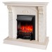 RealFlame Электрокамин Corfino WT айвори с очагом Fobos Lux Black