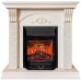 RealFlame Электрокамин Corfino WT айвори с очагом Majestic Lux Black