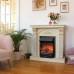 RealFlame Электрокамин Corfino WT айвори с очагом Majestic Lux Black