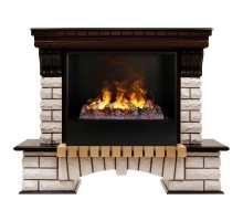 RealFlame Электрокамин Country 26 AO античный дуб с очагом 3D Cassette 630