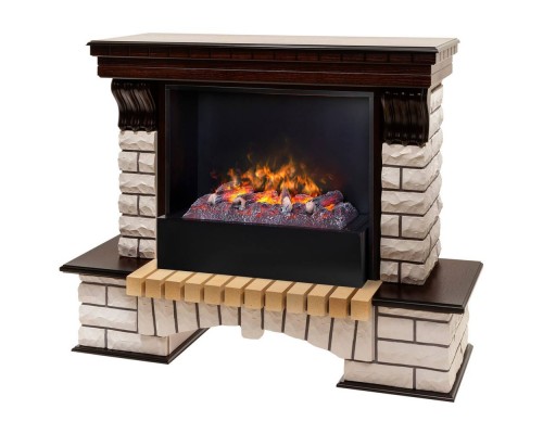 RealFlame Электрокамин Country 26 AO античный дуб с очагом 3D Cassette 630