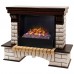 RealFlame Электрокамин Country 26 AO античный дуб с очагом 3D Cassette 630