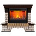 RealFlame Электрокамин Country 26 AO античный дуб с очагом 3D Helios 26