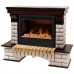 RealFlame Электрокамин Country 26 AO античный дуб с очагом 3D Helios 26 SBG