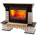 RealFlame Электрокамин Country 26 AO античный дуб с очагом 3D Helios 26