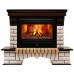 RealFlame Электрокамин Country 26 AO античный дуб с очагом 3D Novara