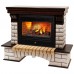 RealFlame Электрокамин Country 26 AO античный дуб с очагом 3D Novara