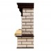 RealFlame Электрокамин Country 26 AO античный дуб с очагом 3D Novara