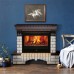 RealFlame Электрокамин Country 26 AO античный дуб с очагом 3D Novara