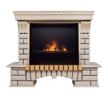 RealFlame Электрокамин Country 26 WT с очагом 3D Cassette 630 Black Panel
