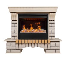RealFlame Электрокамин Country 26 WT с очагом 3D Helios 26 SBG