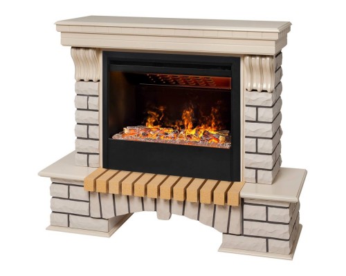 RealFlame Электрокамин Country 26 WT с очагом 3D Helios 26 SBG