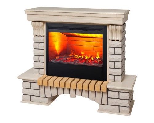 RealFlame Электрокамин Country 26 WT с очагом 3D Helios 26